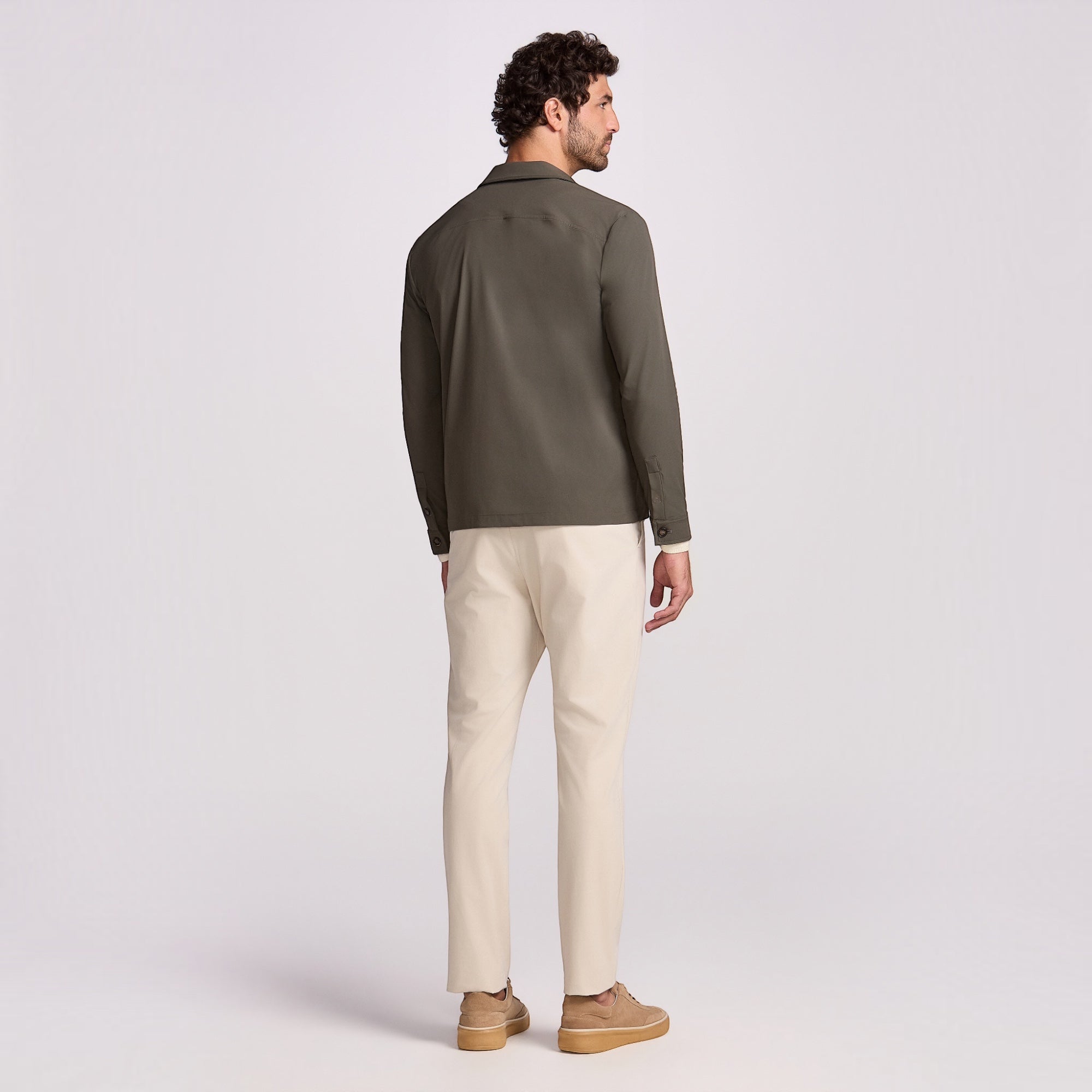 OVER SHIRT ULTRALIGHT SEM FORRO - OLIVA