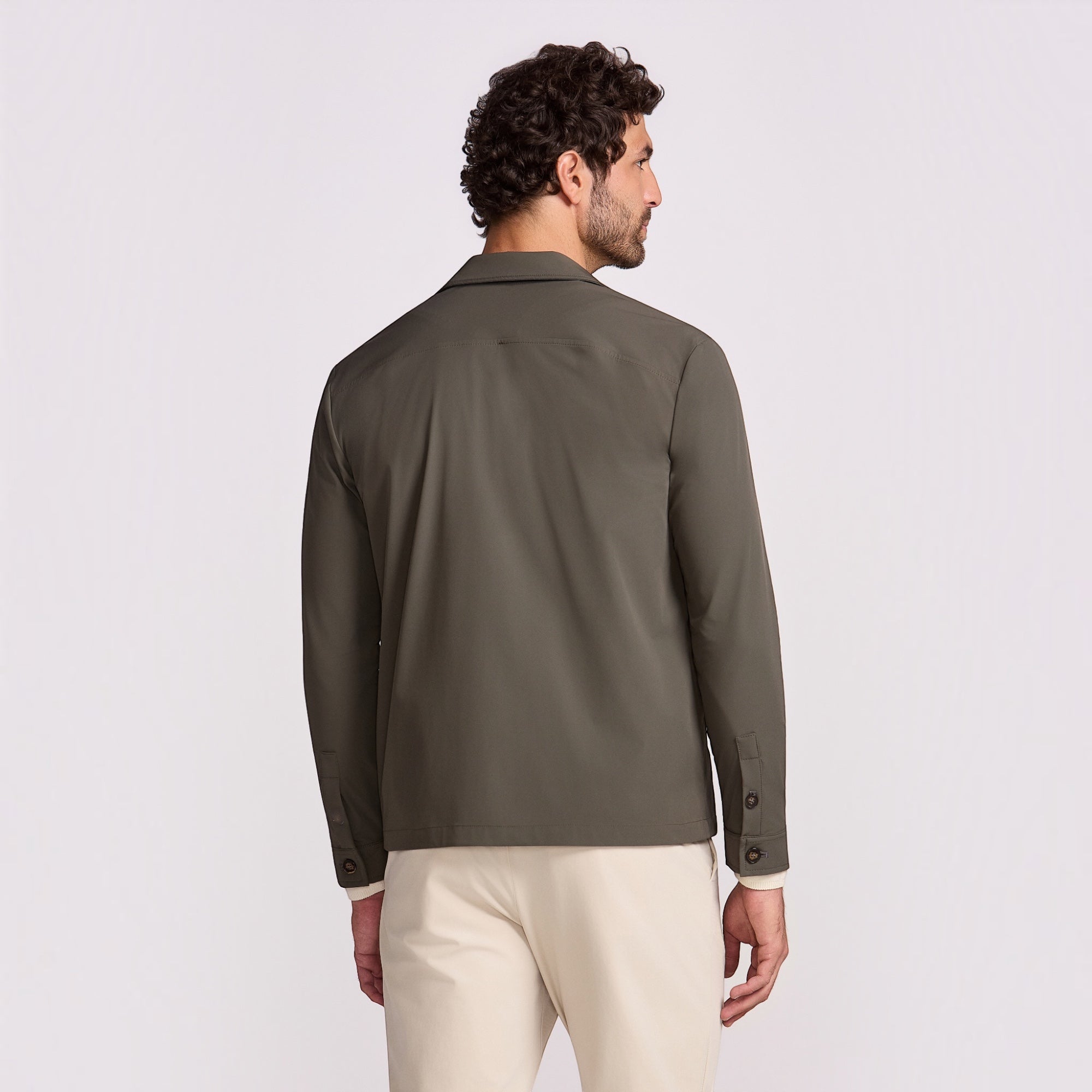 OVER SHIRT ULTRALIGHT SEM FORRO - OLIVA
