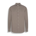 CAMISA M/L INTERLOCK PIMA COTTON CASTANHO