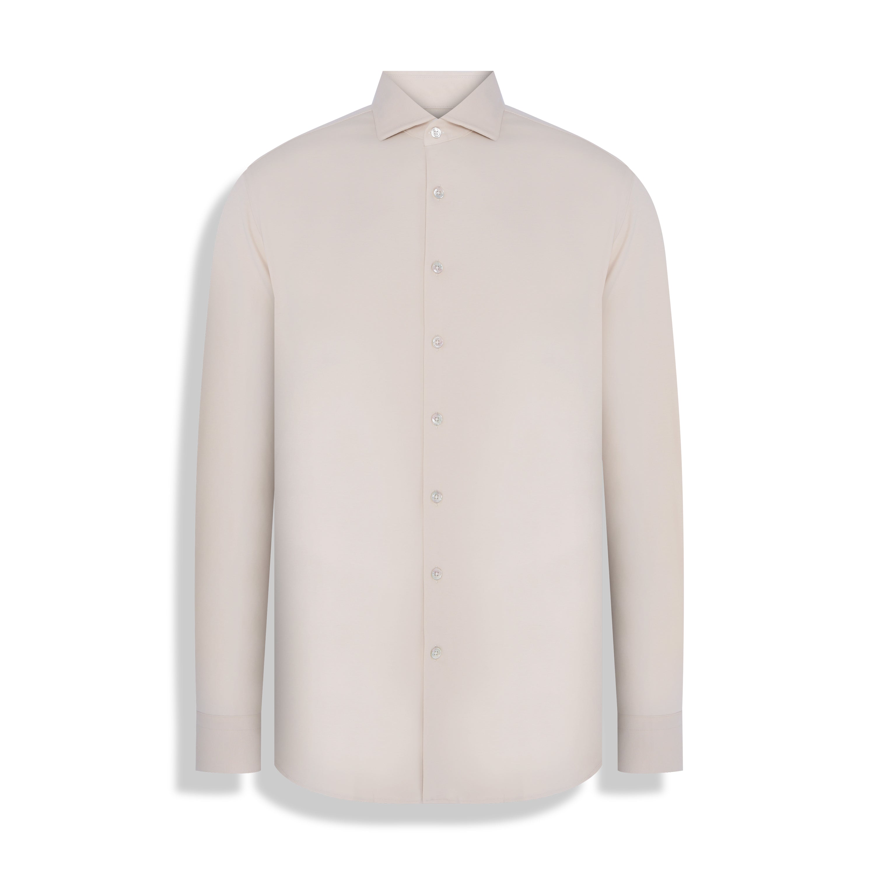 CAMISA M/L INTERLOCK PIMA COTTON MARFIM