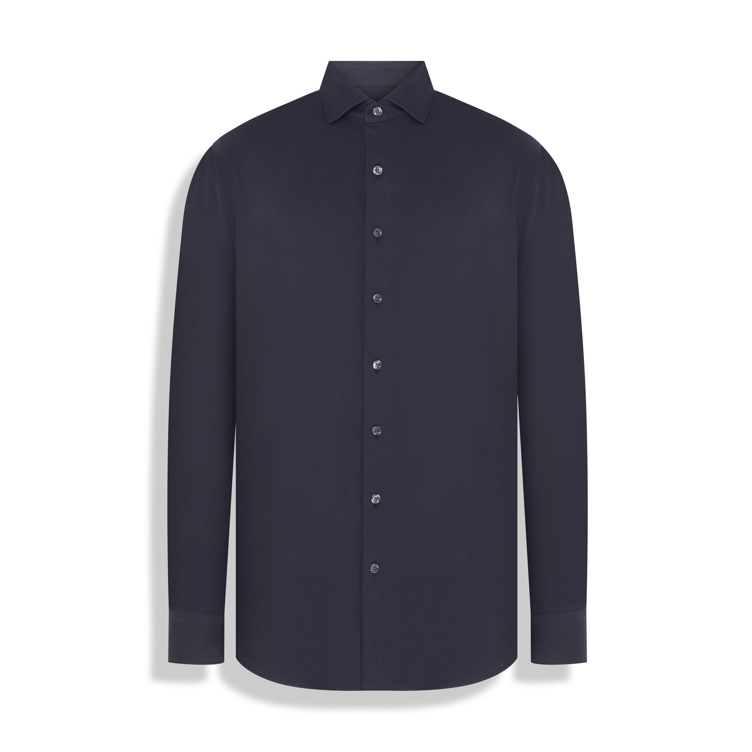 CAMISA M/L INTERLOCK PIMA COTTON PRETO