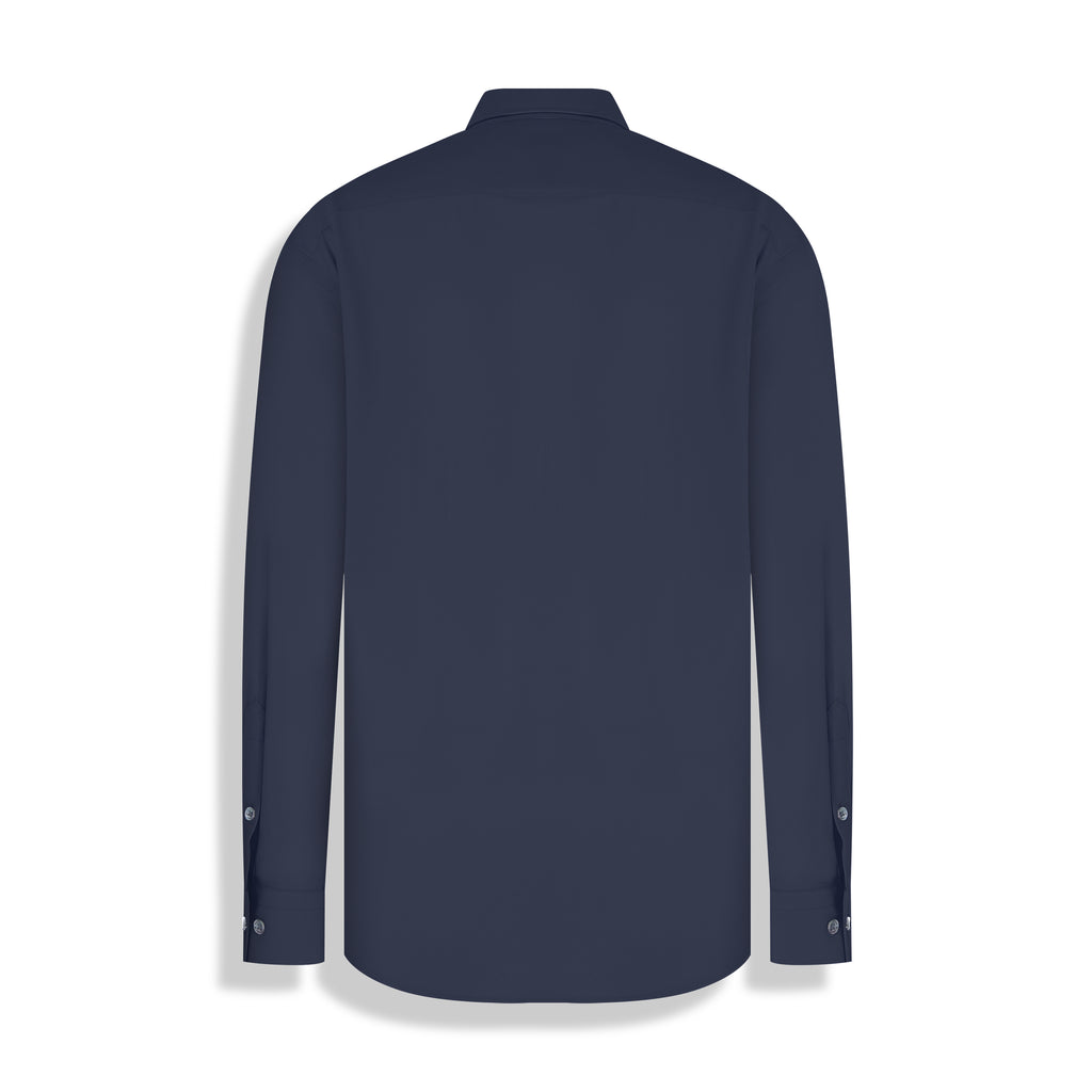 CAMISA M/L LISA POLIAMIDA ELASTANO MARINHO