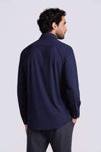 CAMISA M/L LISA POLIAMIDA ELASTANO MARINHO