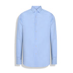 CAMISA M/L PIMA COTTON AZUL MEDIO