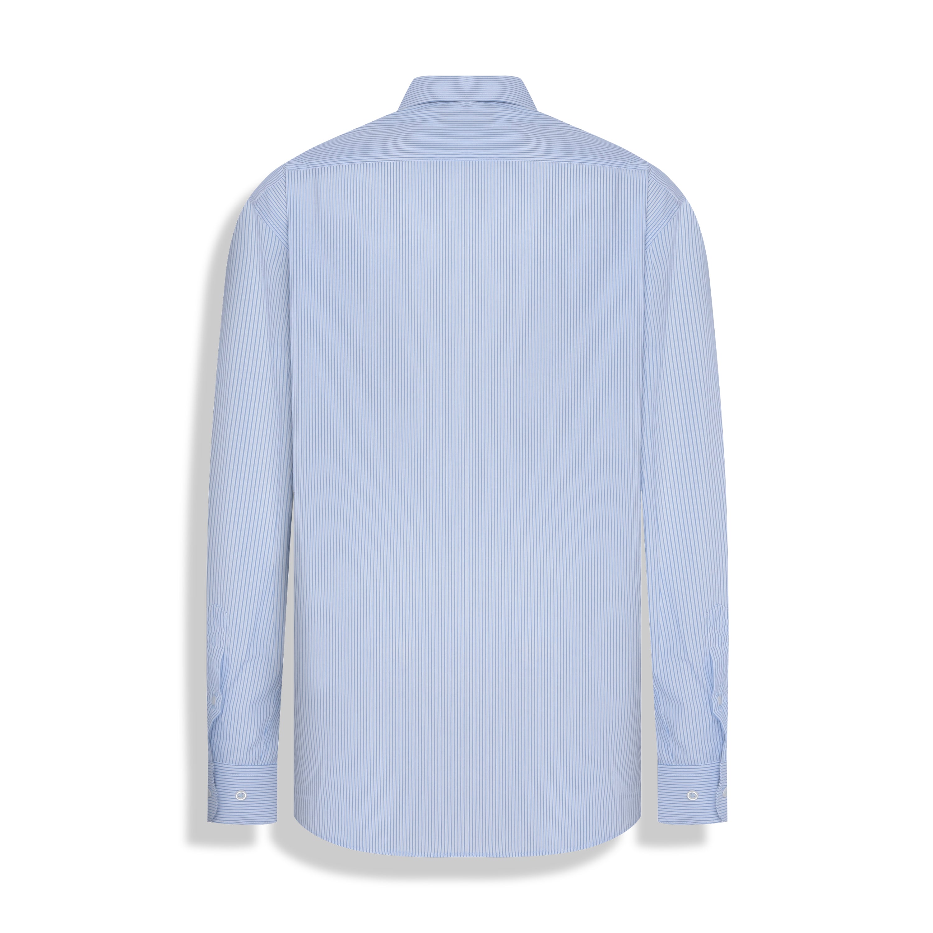 CAMISA M/L PIMA COTTON BRANCO LISTRADO