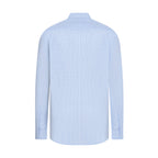 CAMISA M/L PIMA COTTON BRANCO XADREZ