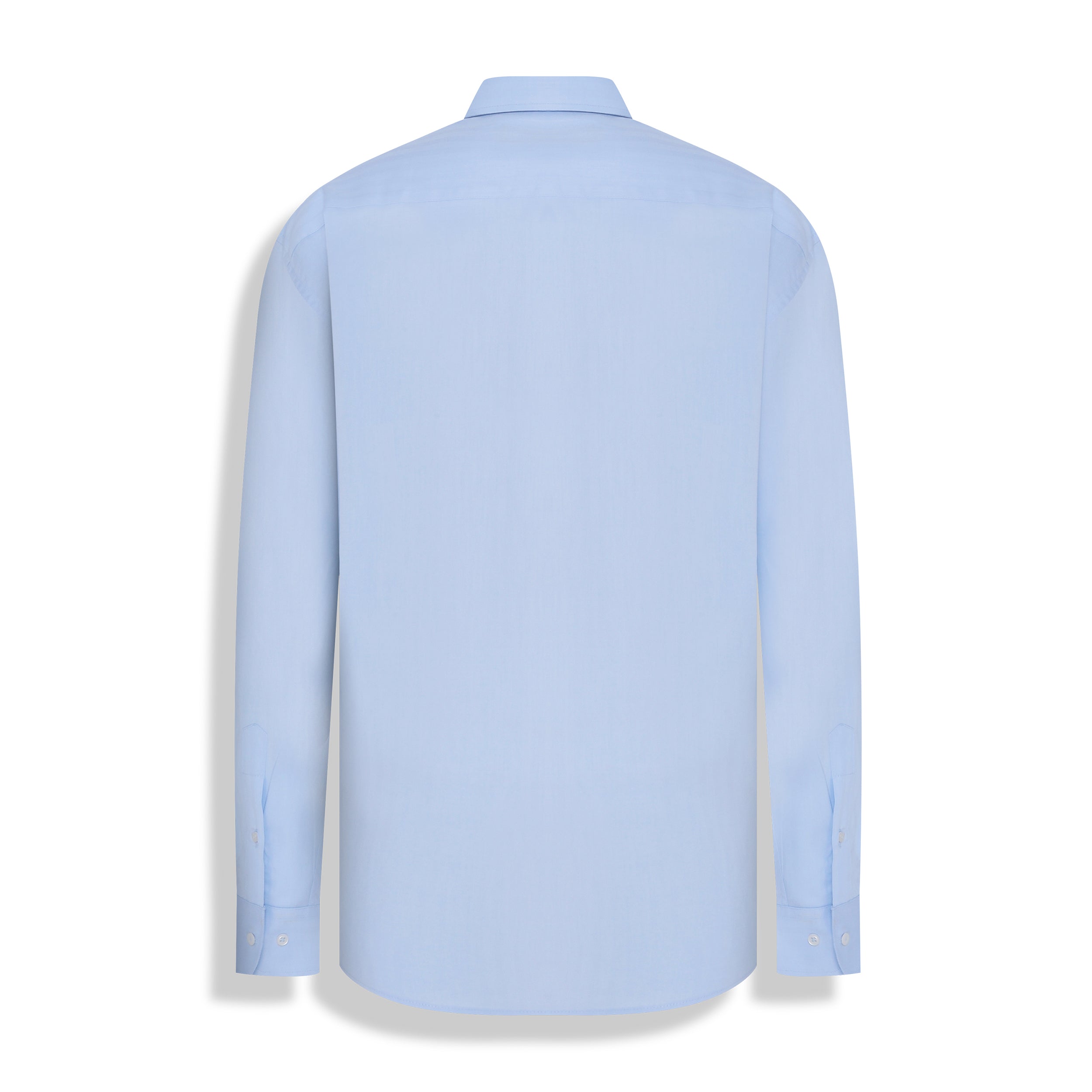CAMISA PIMA COTTON MANGA/L AZUL CELESTE