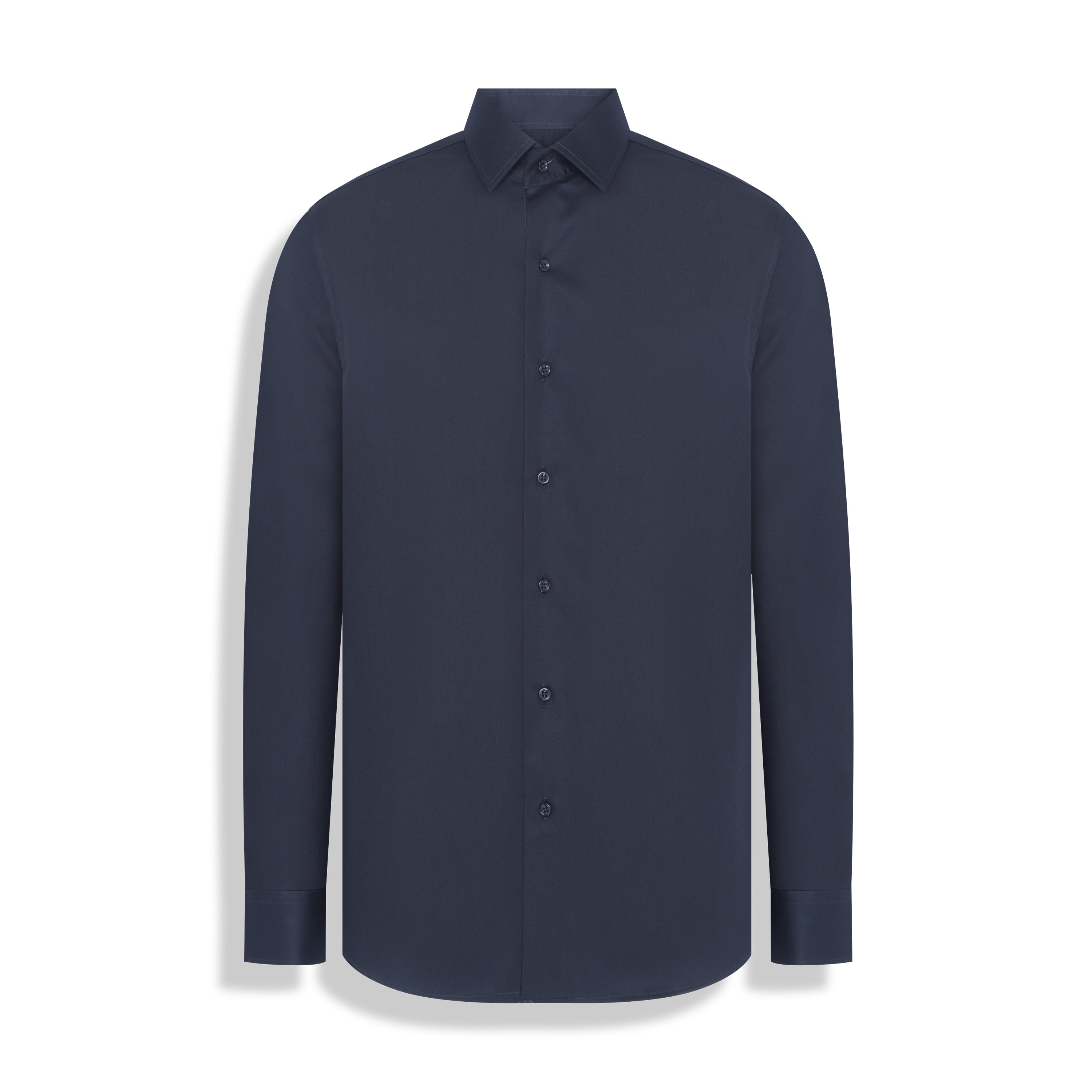 CAMISA M/L PIMA COTTON NAVY