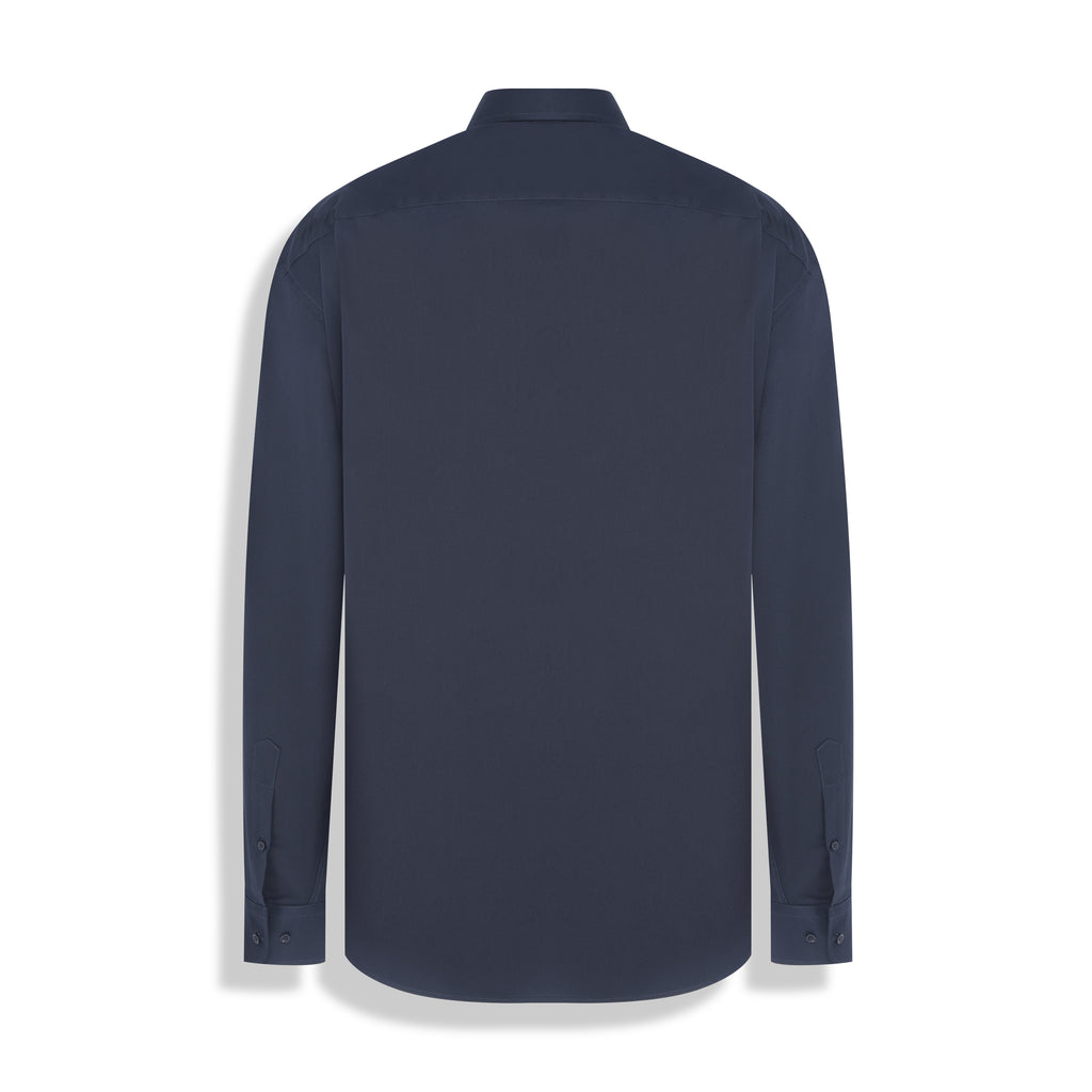 CAMISA M/L PIMA COTTON NAVY