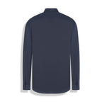 CAMISA M/L PIMA COTTON NAVY