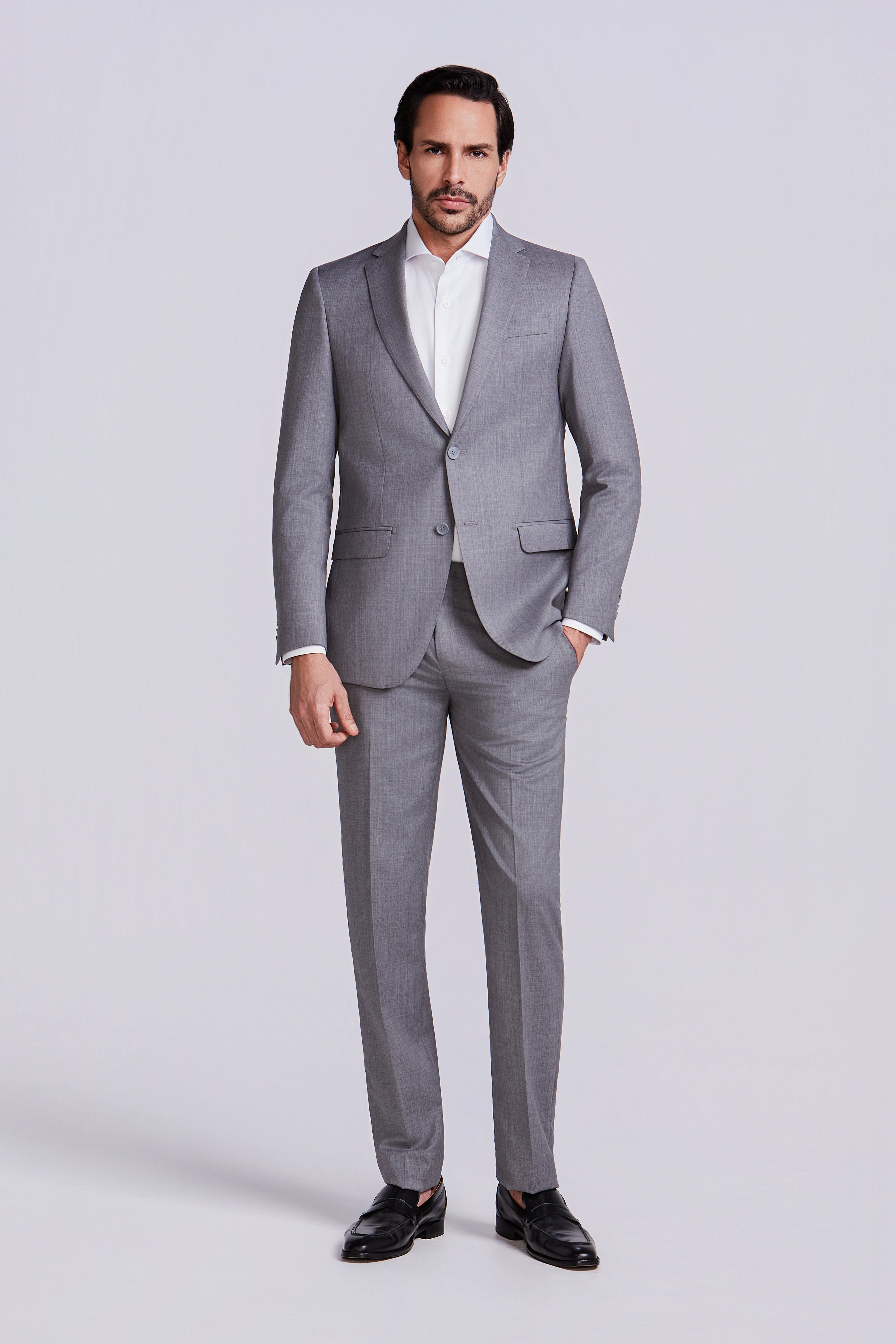 COSTUME FORRADO LISO S120 CINZA MESCLA