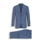 COSTUME S120 PADRONADO FORRADO AZUL XADREZ
