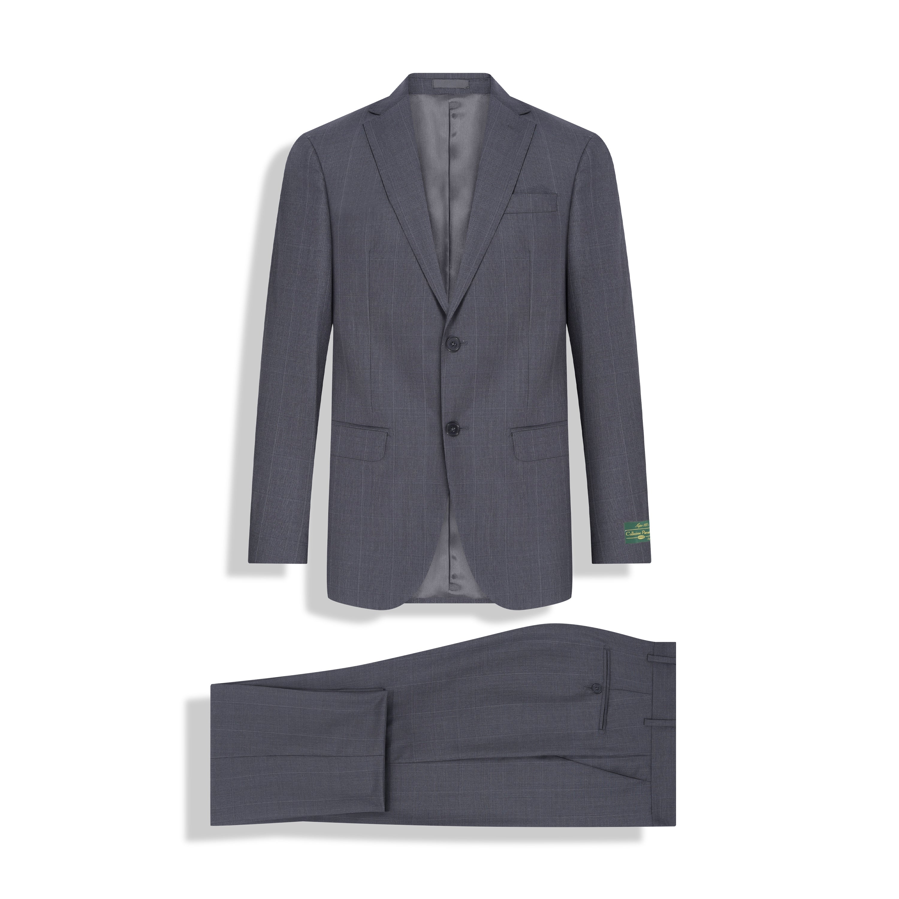 COSTUME S120 PADRONADO FORRADO GRAFITE XADREZ