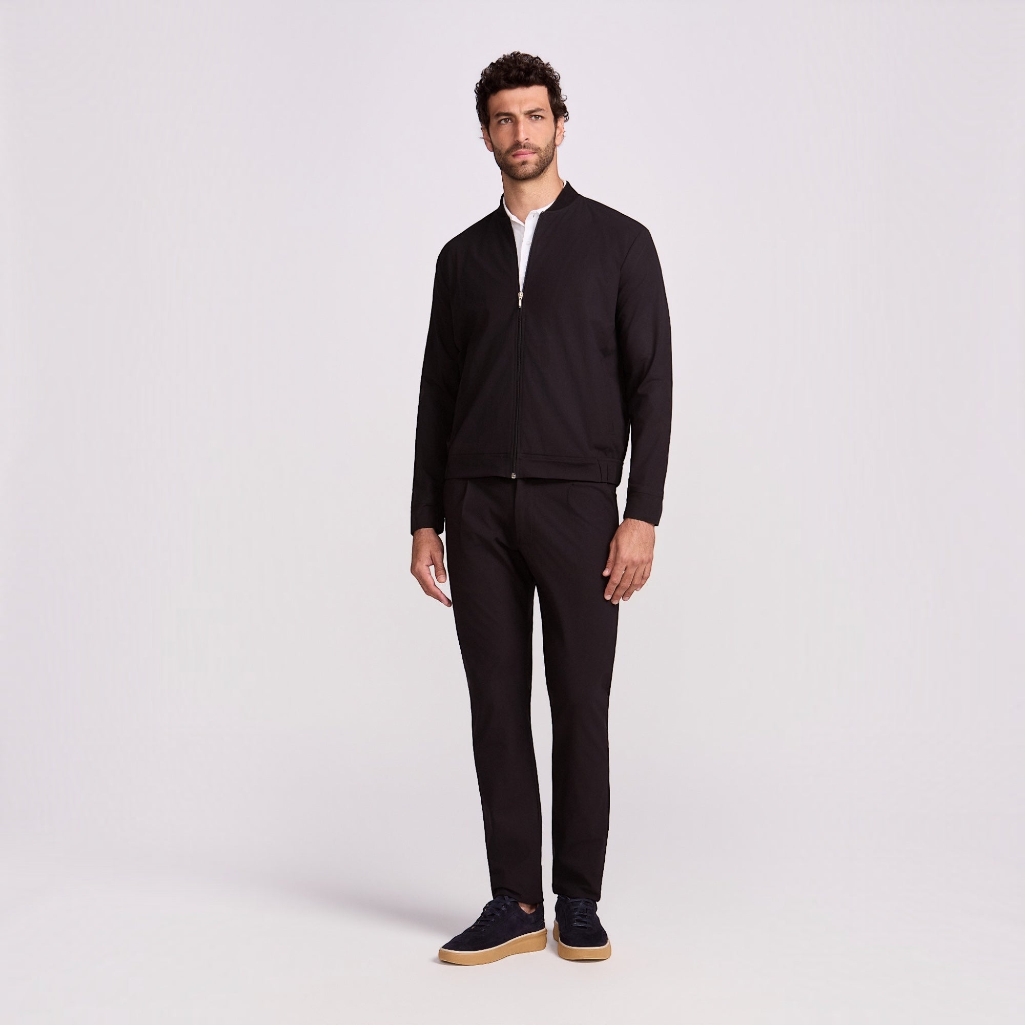 JAQUETA BOMBER S/ FORRO HI TECH PRETO