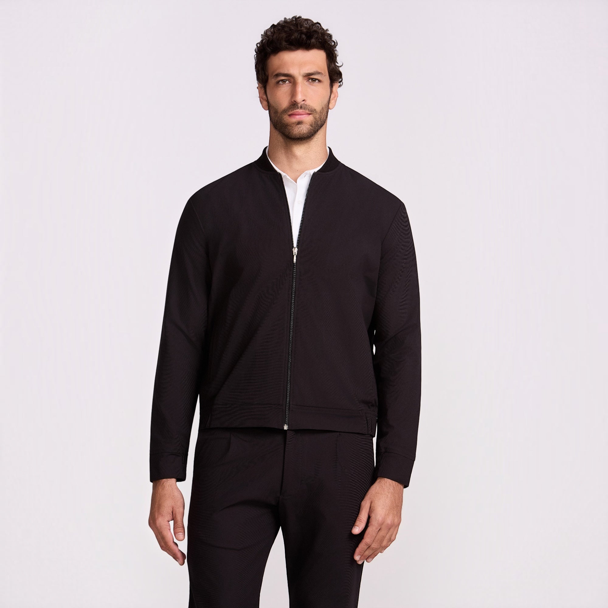 JAQUETA BOMBER S/ FORRO HI TECH PRETO