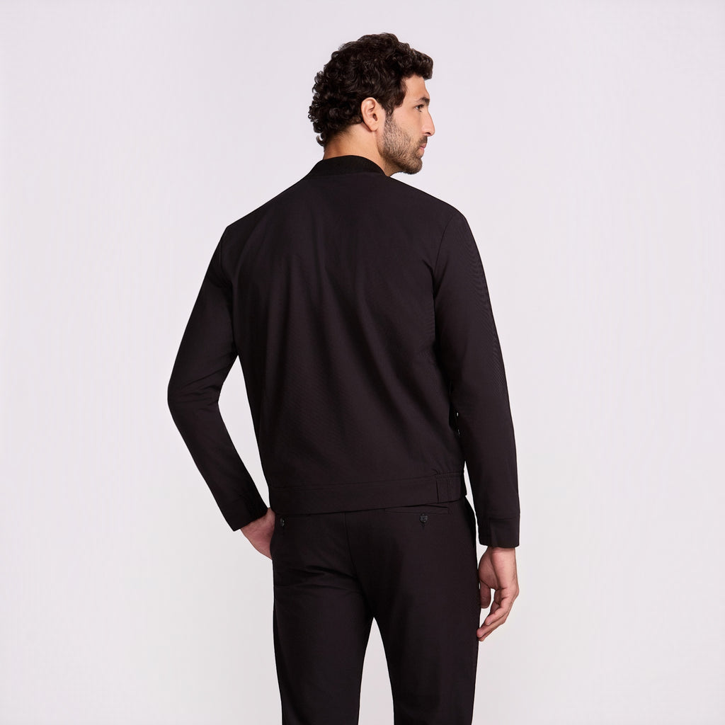 JAQUETA BOMBER S/ FORRO HI TECH PRETO