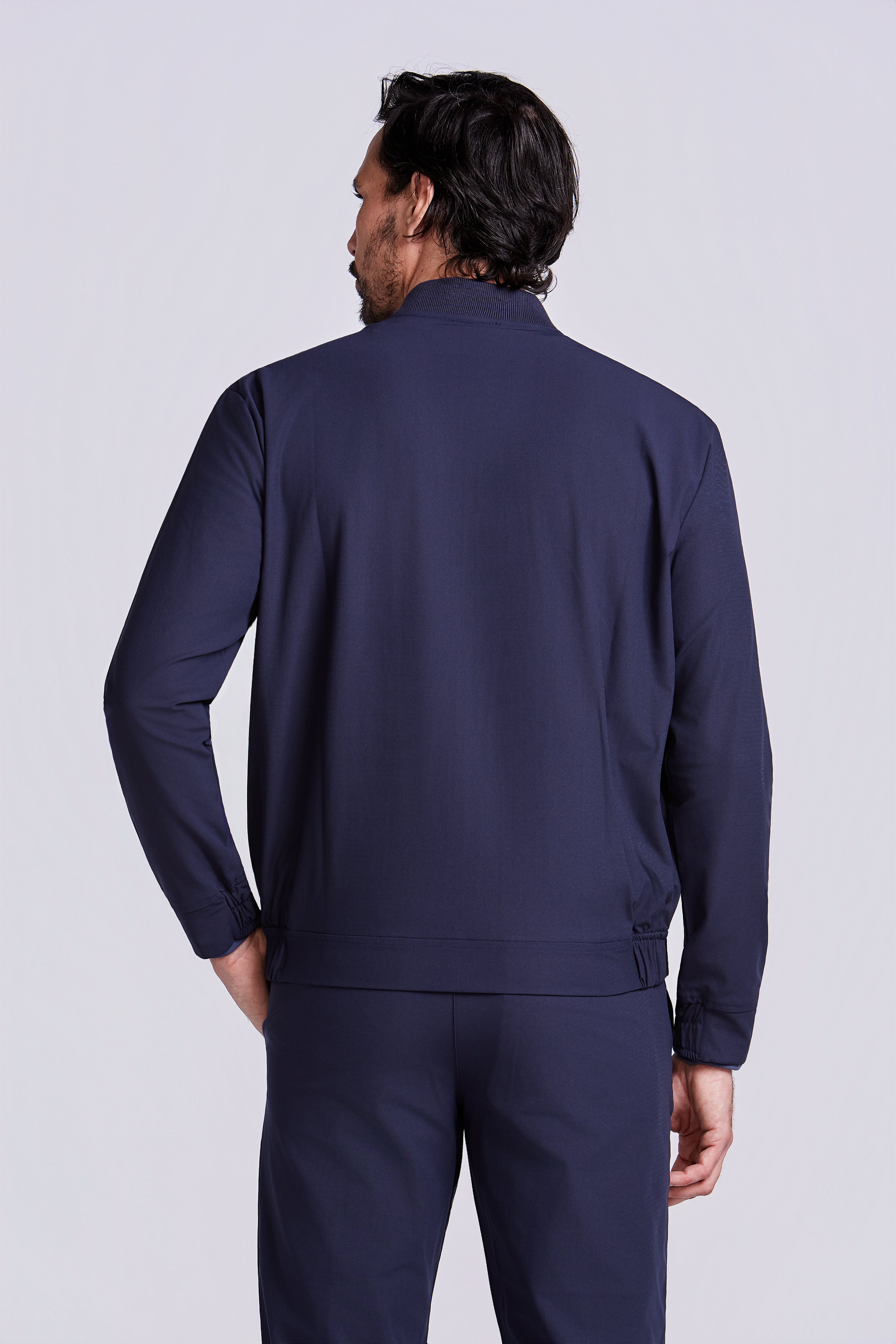 JAQUETA BOMBER S/ FORRO HI TECH MARINHO