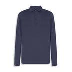 POLO M/L SUEDINE PIMA TOUCH MARINHO