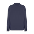 POLO M/L SUEDINE PIMA TOUCH MARINHO