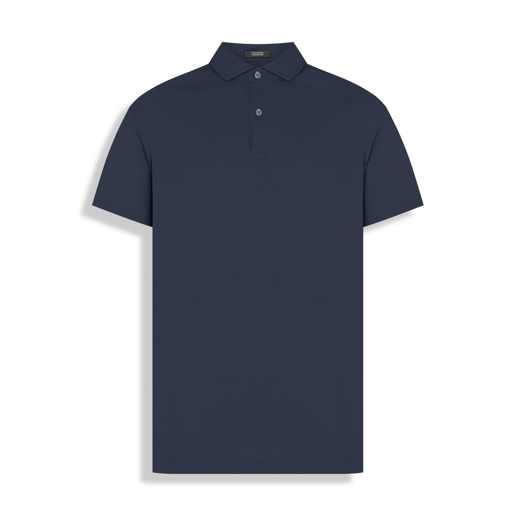 POLO M/C INTERLOCK 40 PIMA TOUCH MARINHO