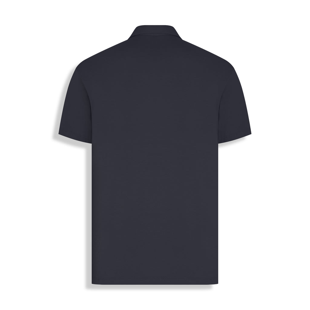 POLO M/C INTERLOCK 40 PIMA TOUCH PRETO