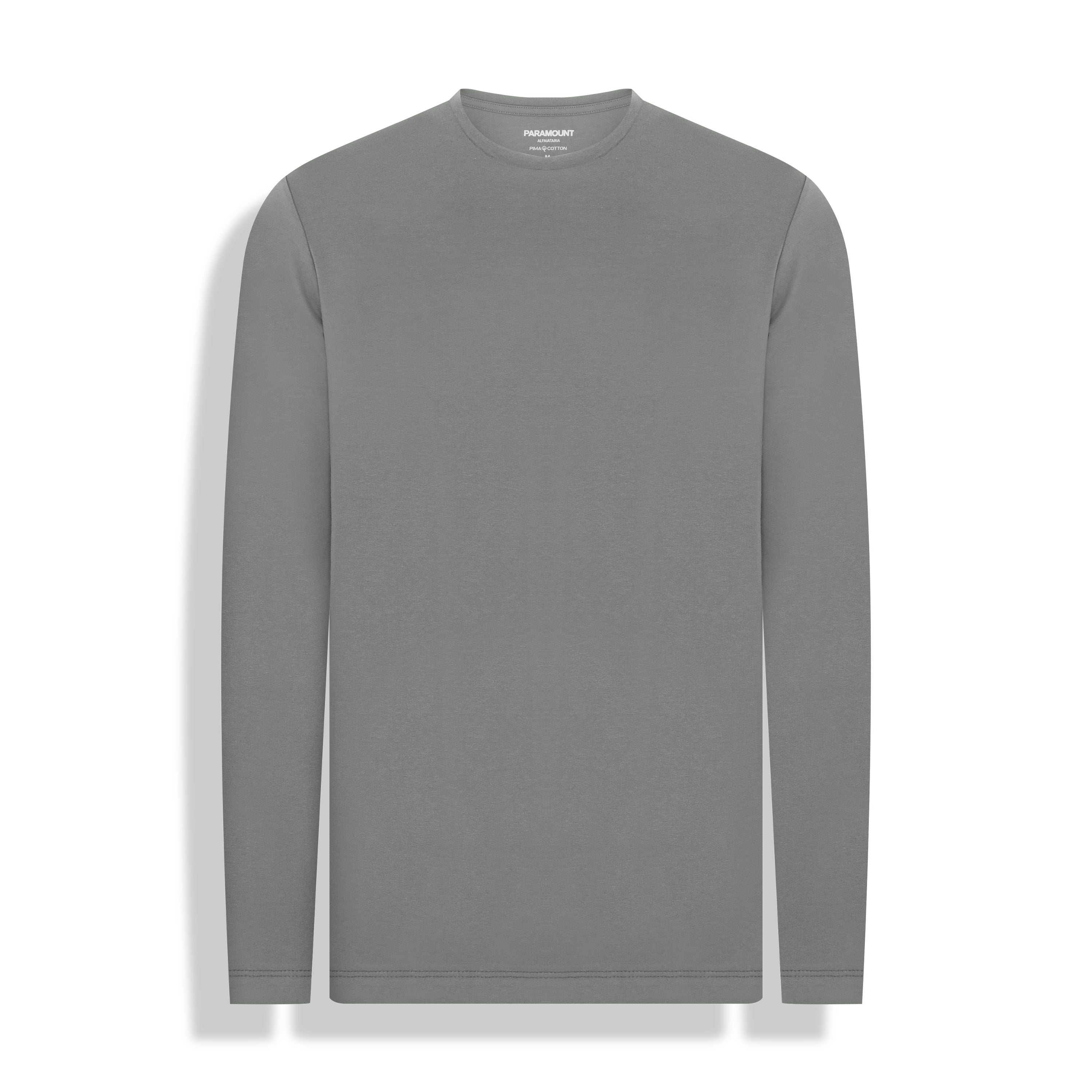 T-SHIRT PIMA COTTON M/L VERDE BRONZE