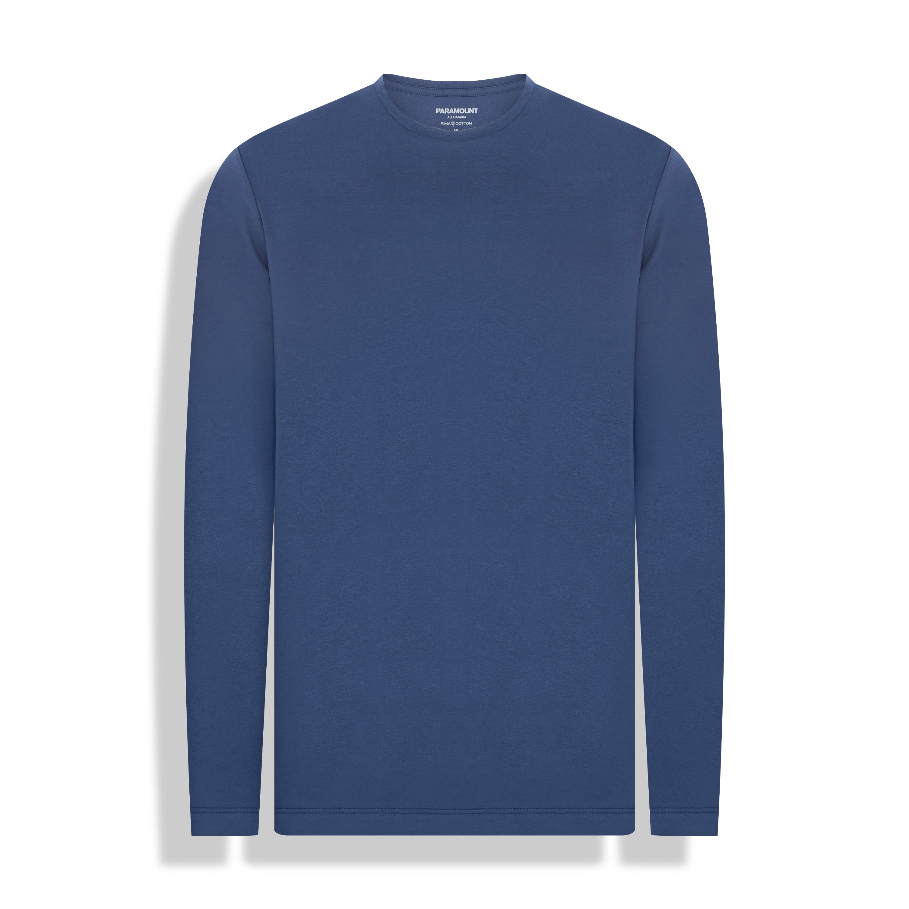 T-SHIRT PIMA COTTON M/L AZUL