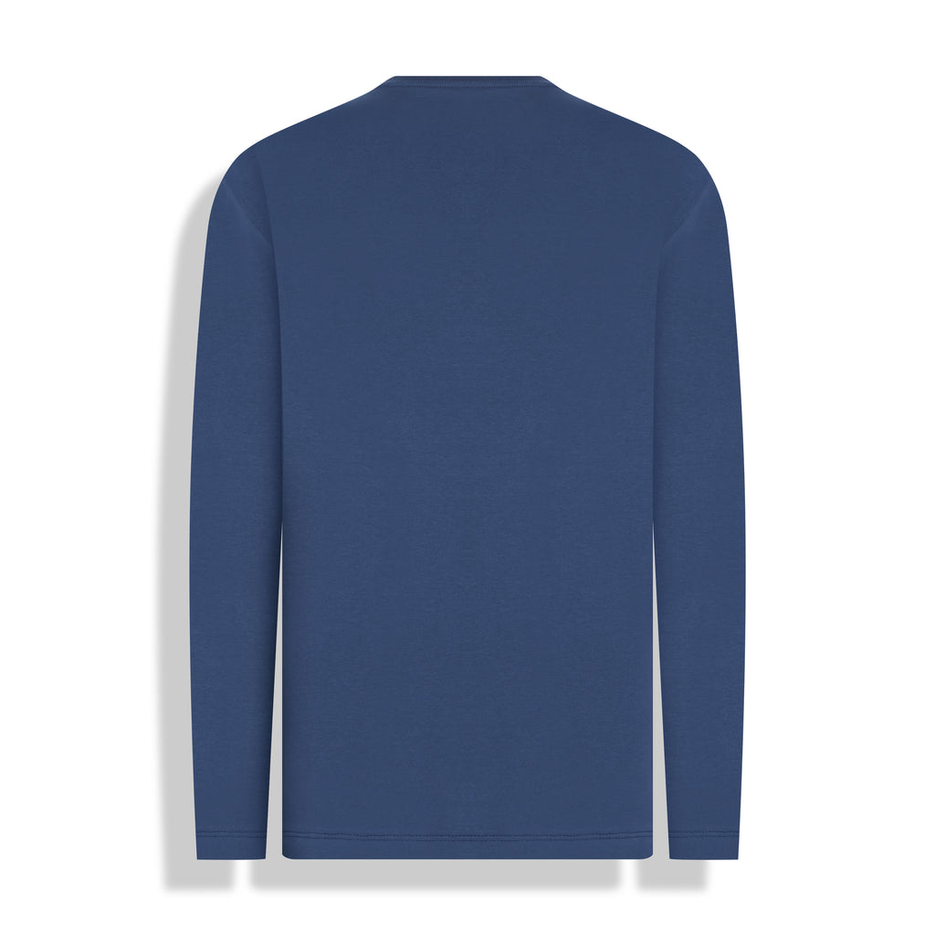 T-SHIRT PIMA COTTON M/L AZUL