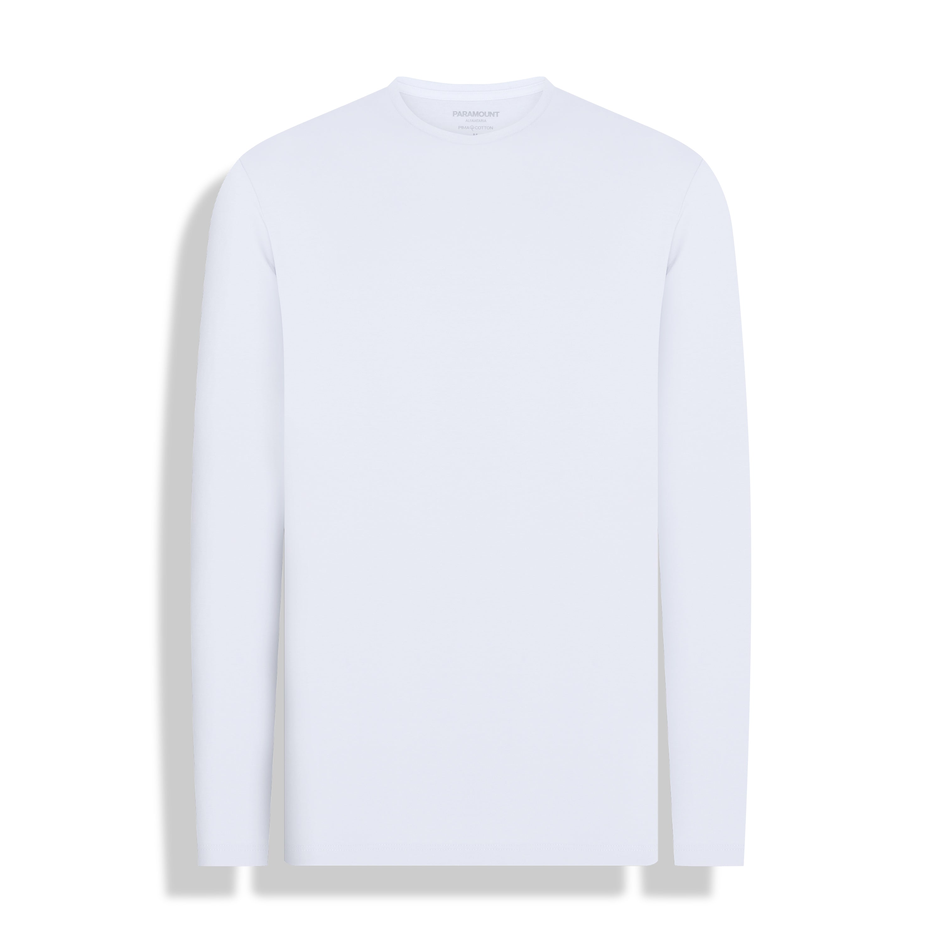 T-SHIRT PIMA COTTON M/L BRANCO