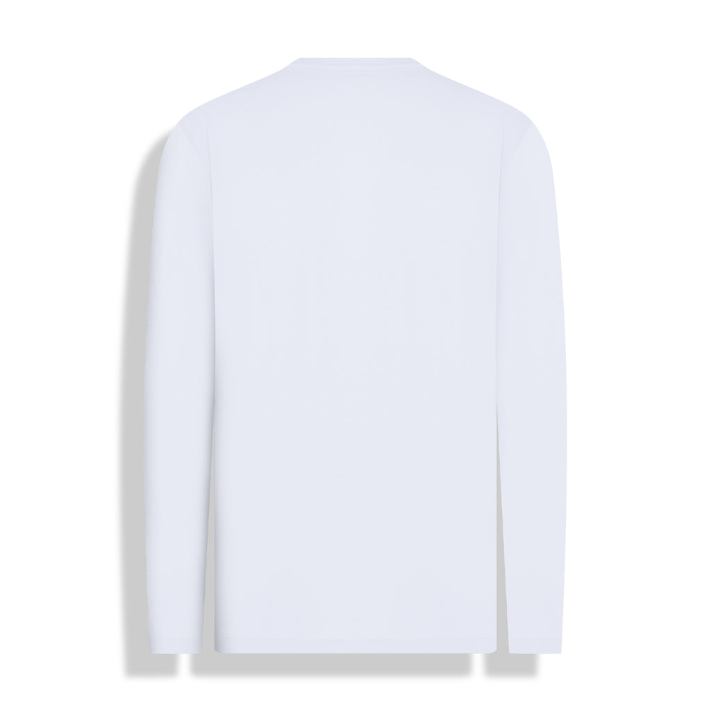 T-SHIRT PIMA COTTON M/L BRANCO