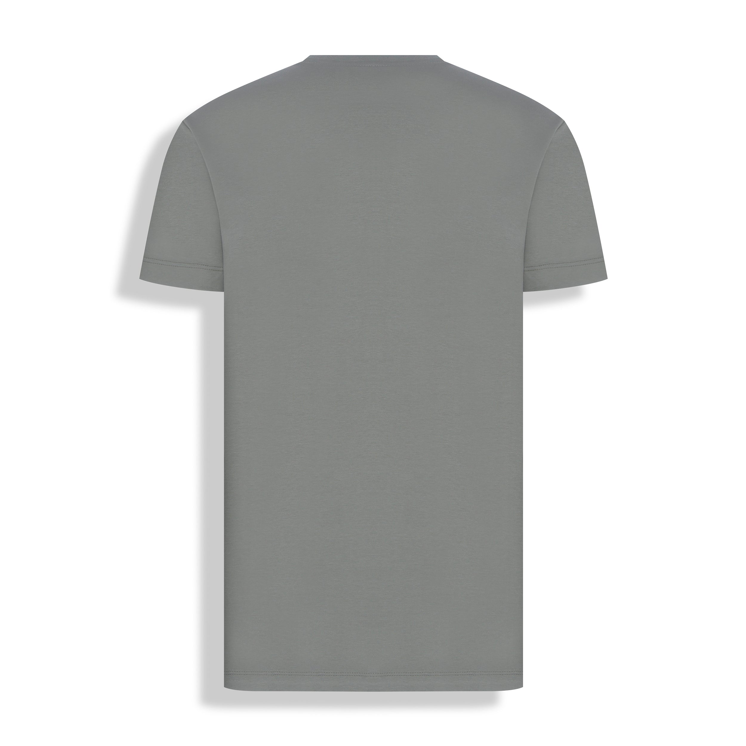 T-SHIRT M/C SUED PIMA GOLA C VERDE BRONZE