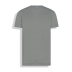 T-SHIRT M/C SUED PIMA GOLA C VERDE BRONZE