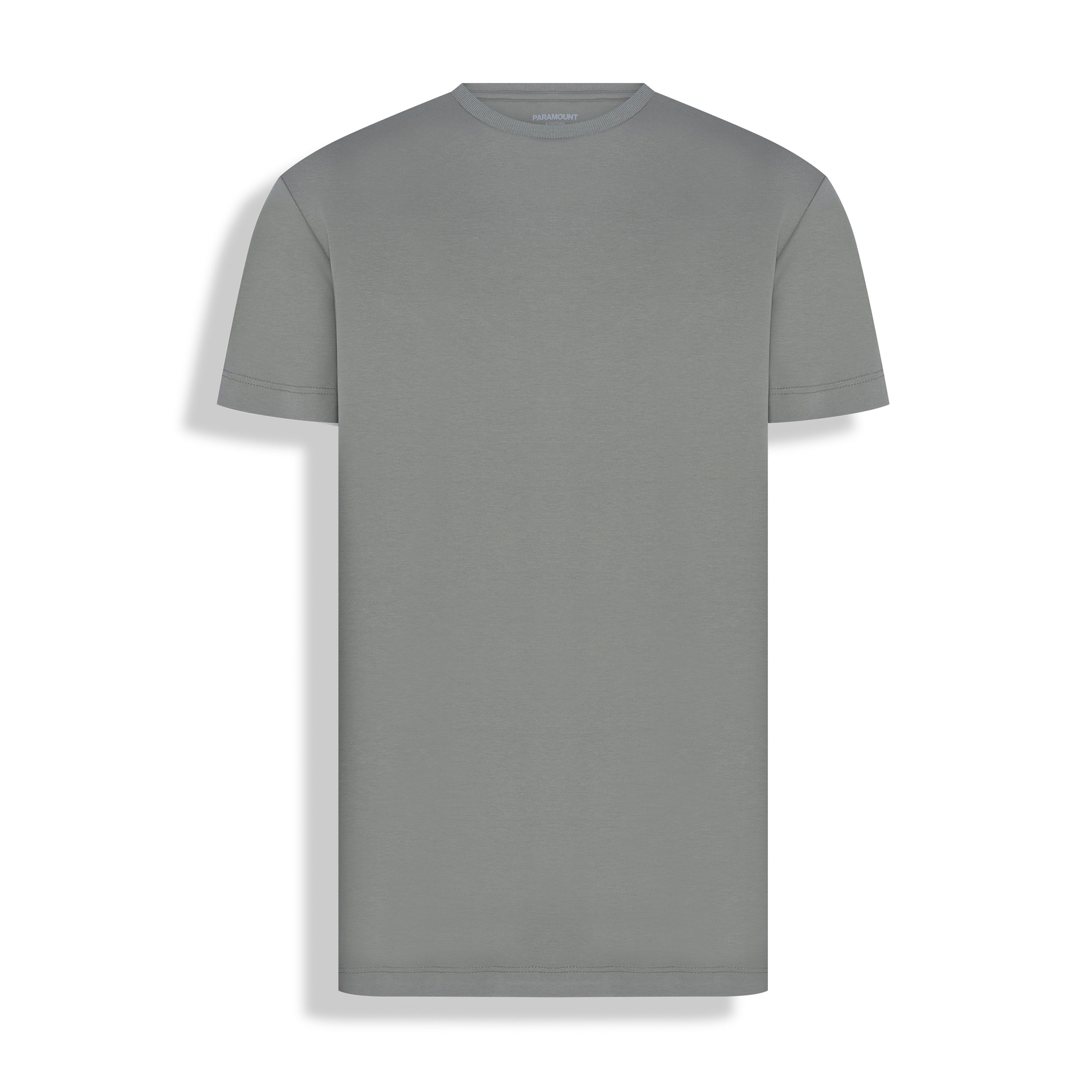 T-SHIRT M/C SUED PIMA GOLA C VERDE BRONZE