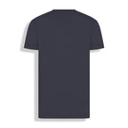 T-SHIRT M/C PIMA TOUCH GOLA CARECA PRETO