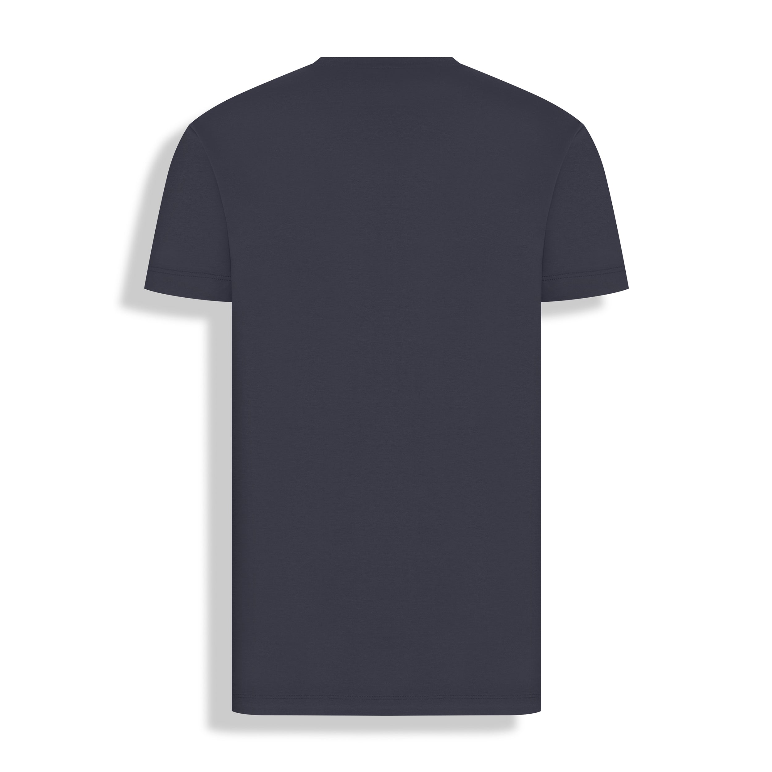 T-SHIRT M/C PIMA TOUCH GOLA CARECA PRETO