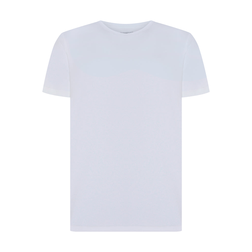 T-SHIRT PIMA COTTON MANGA CURTA BRANCO