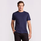 T-SHIRT PIMA COTTON MANGA CURTA MARINHO