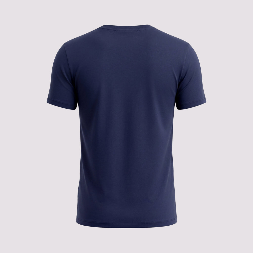 T-SHIRT PIMA COTTON MANGA CURTA MARINHO