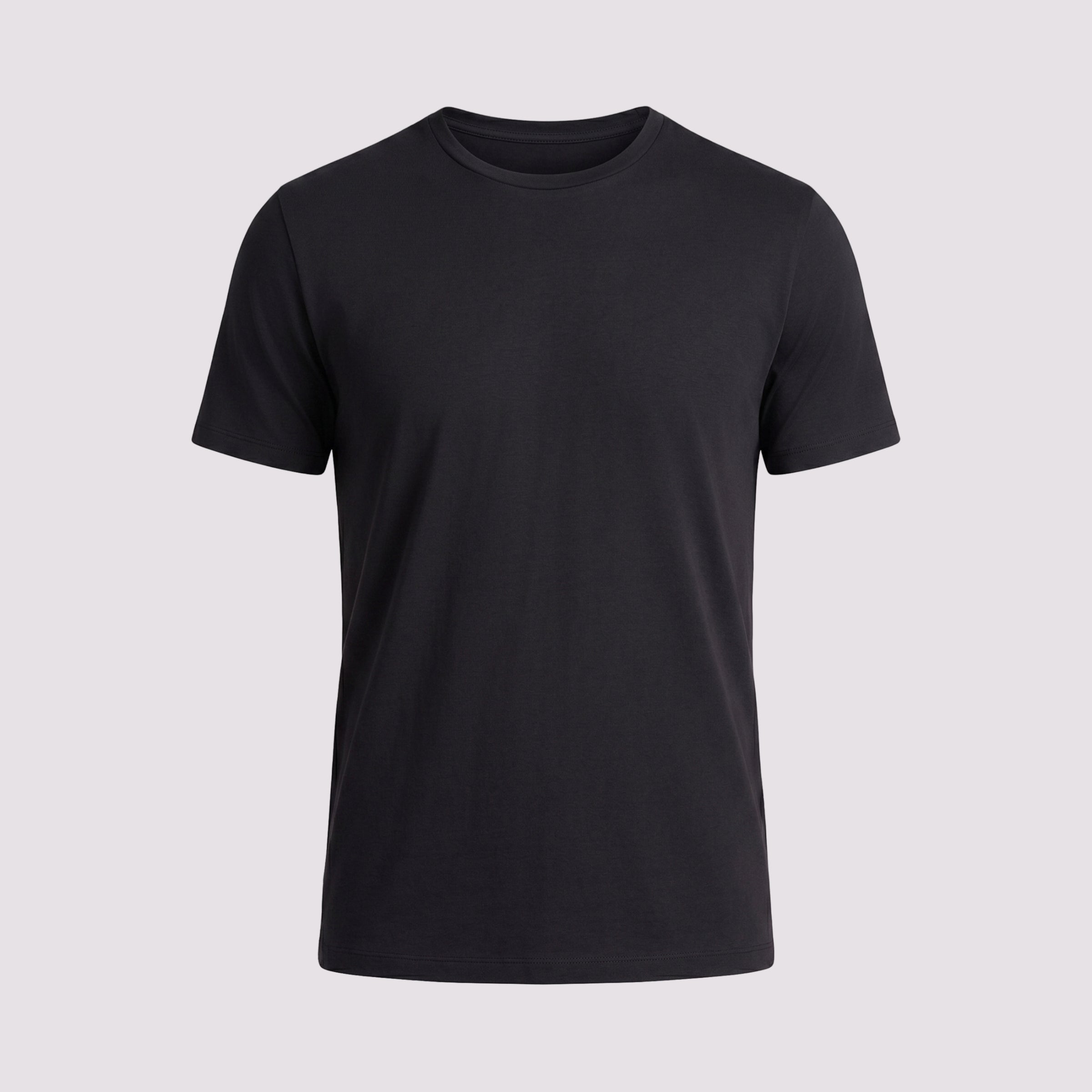 T-SHIRT PIMA COTTON MANGA CURTA PRETO