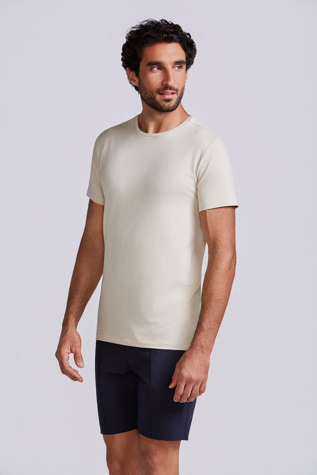 T-SHIRT PIMA COTTON M/C  AREIA