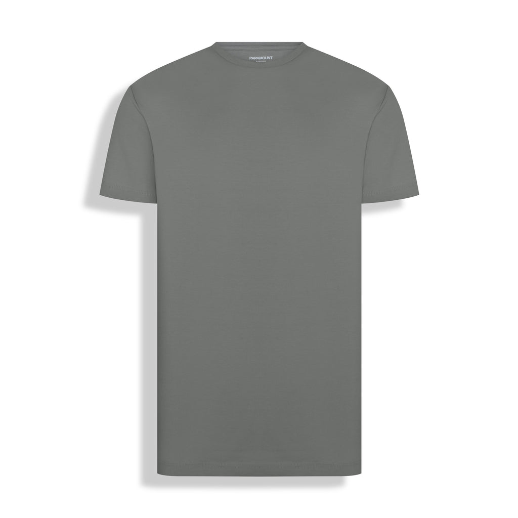 T-SHIRT PIMA COTTON M/C VERDE BRONZE