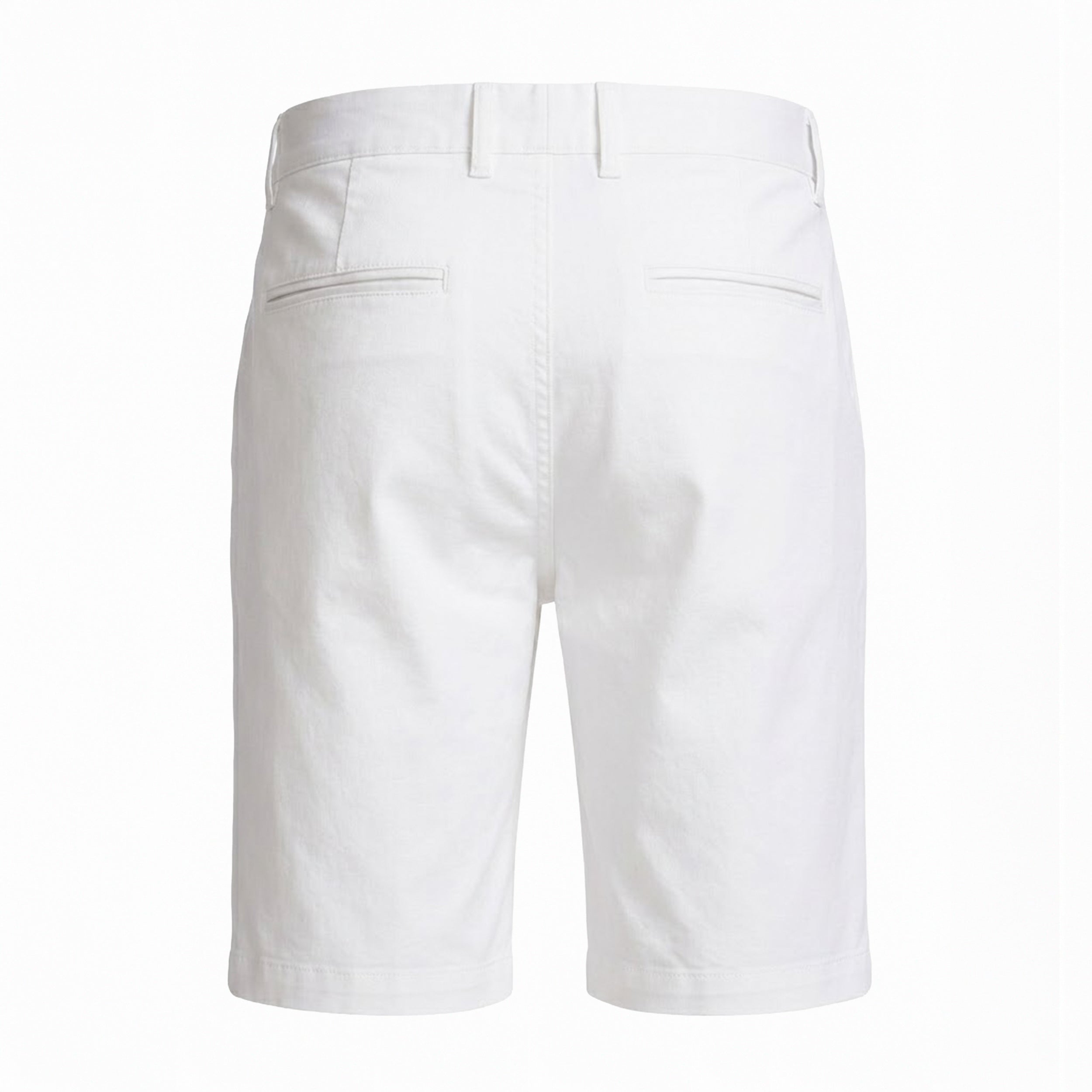 BERMUDA ALFAIATARIA ALGODAO ELASTANO BRANCO