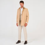 CASACO OVER COAT TECIDO TECNO KAKI