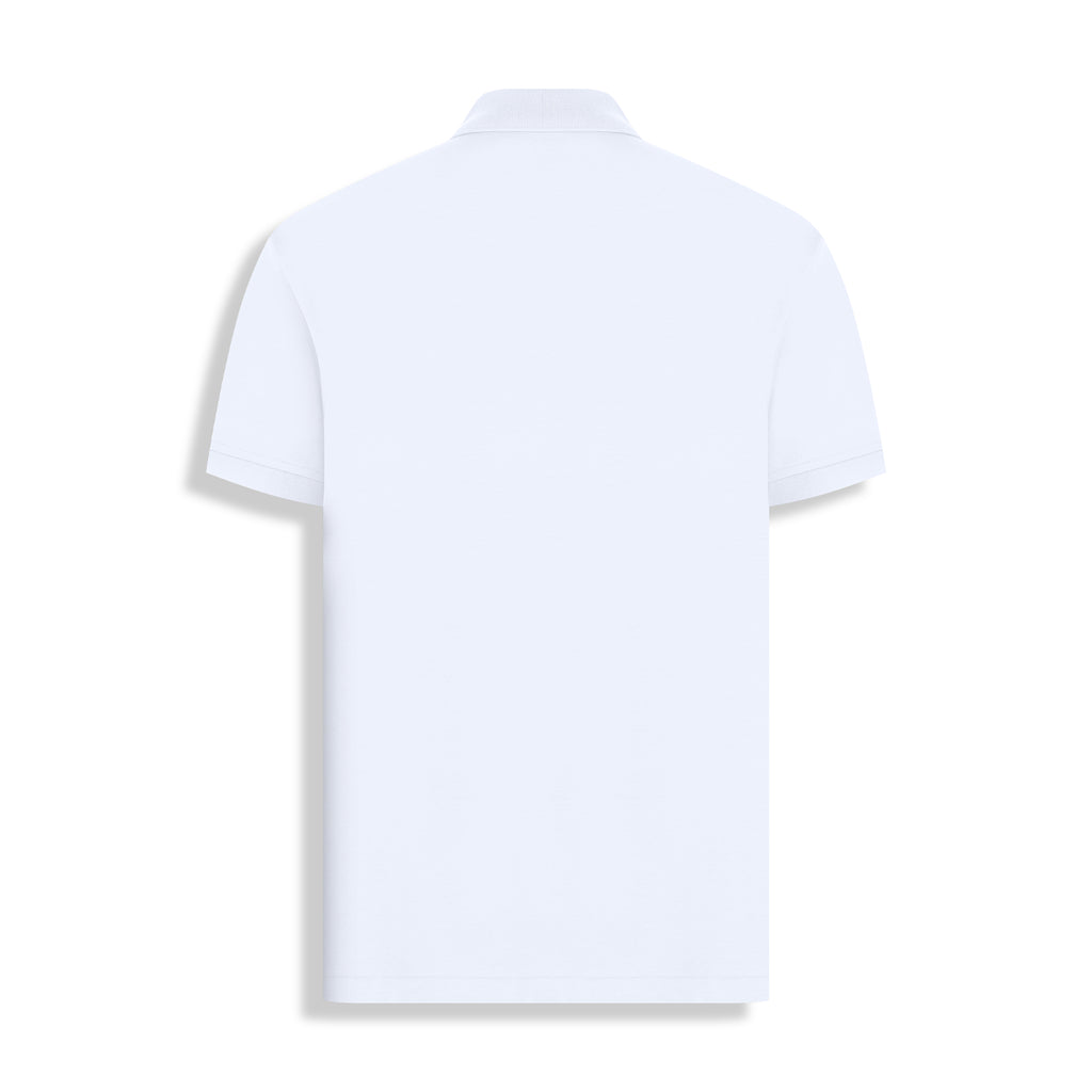 POLO PIMA COTTON 2 BOTOES BRANCO