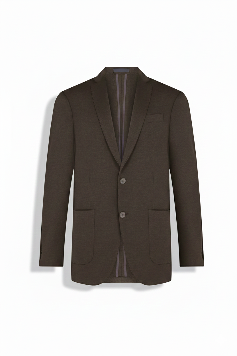 PALETO S/FORRO MALHA ITALIANA CAFE