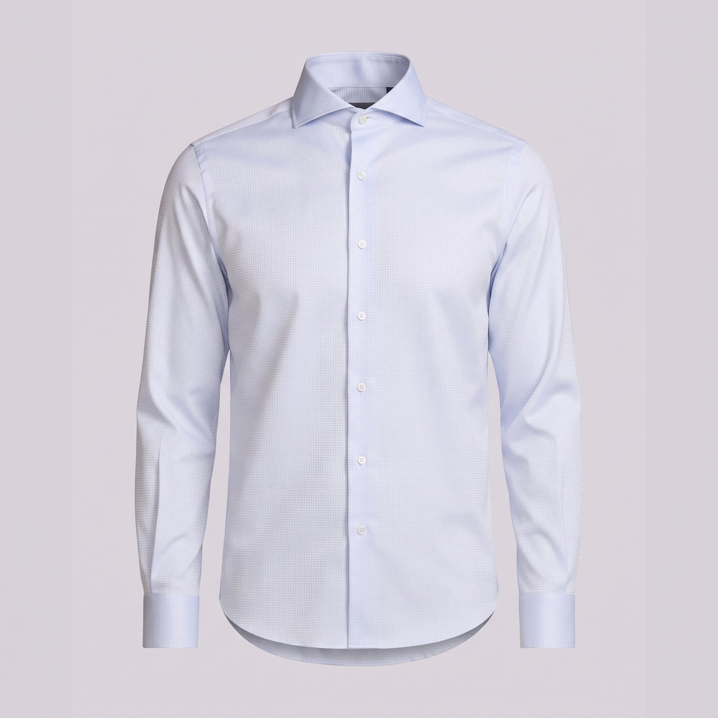 CAMISA PITTI QUADRILLE M/L - AZUL CLARO