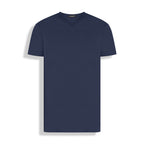 T-SHIRT M/C GOLA V PIMA TOUCH MARINHO