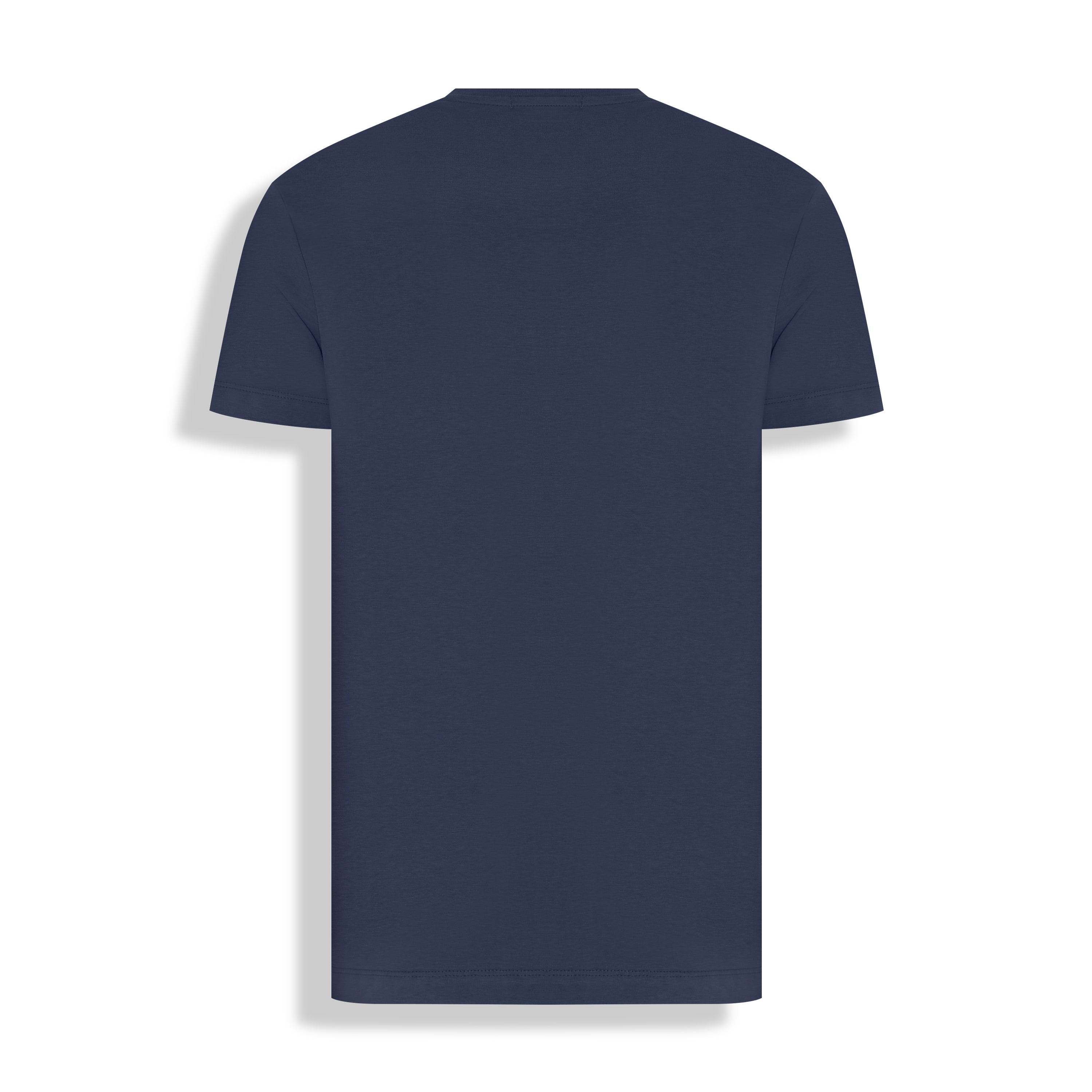 T-SHIRT M/C GOLA V PIMA TOUCH MARINHO