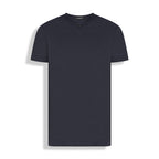 T-SHIRT M/C GOLA V PIMA TOUCH PRETO