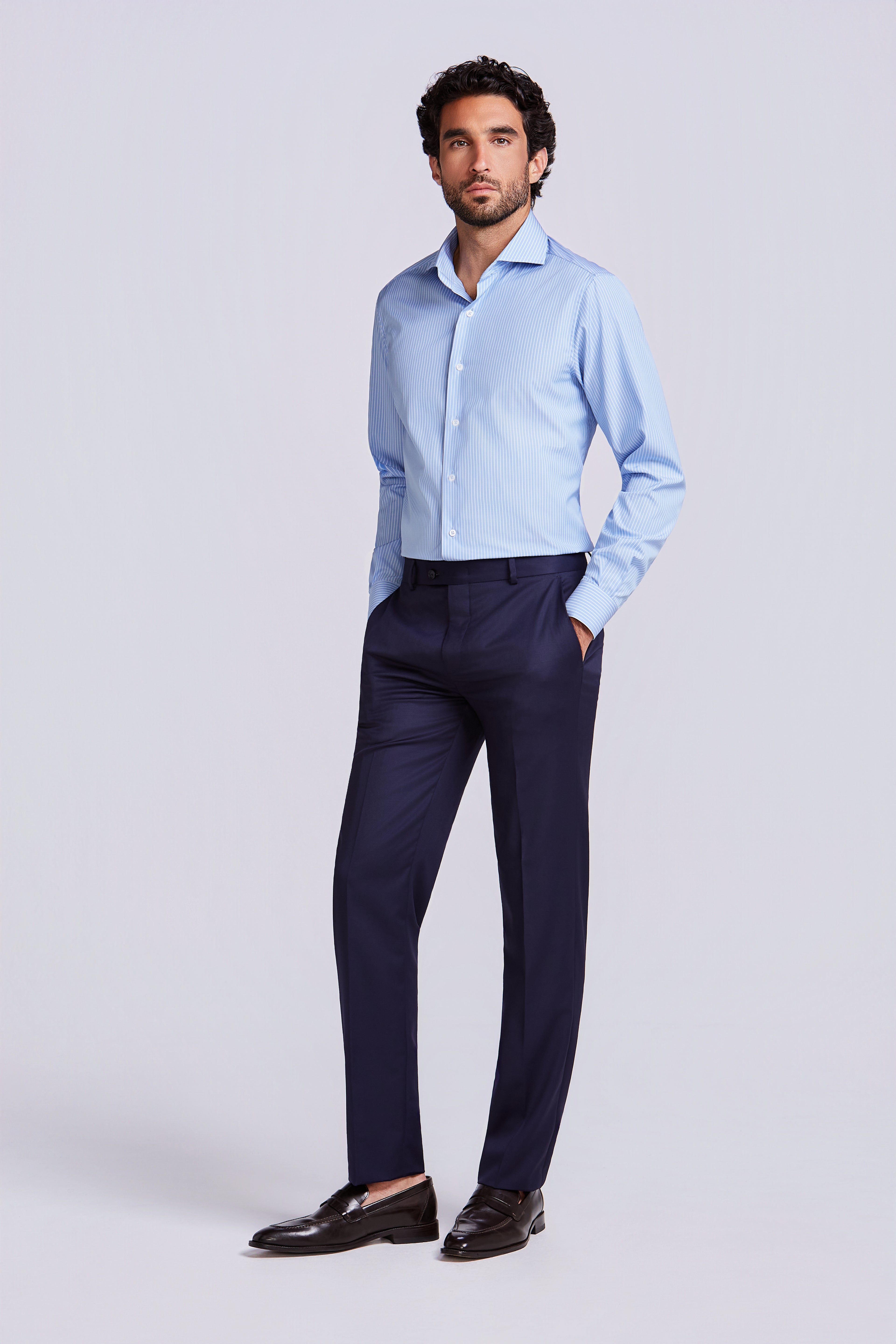 CALCA SOCIAL S120 MARINHO